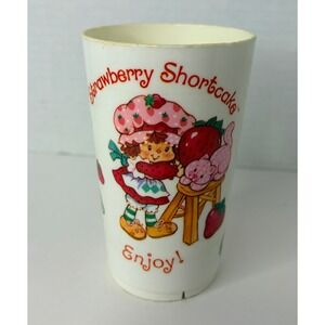 Vintage Strawberry Shortcake Plastic Cup 1980 American Greetings Delta USA